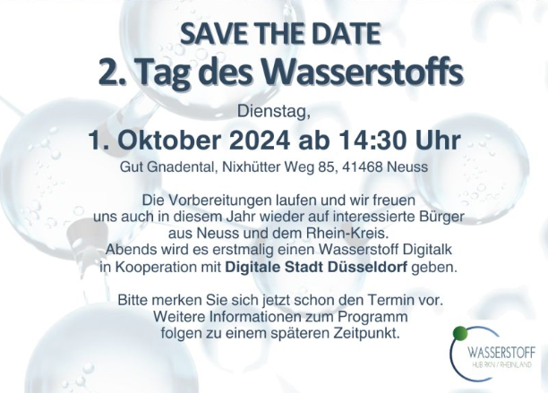 1. Oktober 2024 - 2. Tag des Wasserstoffs auf Gut Gnadental